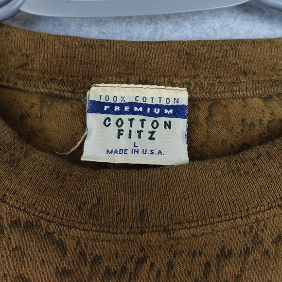 Vintage Cotton Fitz Western Cowboy Shirt Adult Large Guns Sheriff Nemo, S.D. USA - Picture 2 of 10